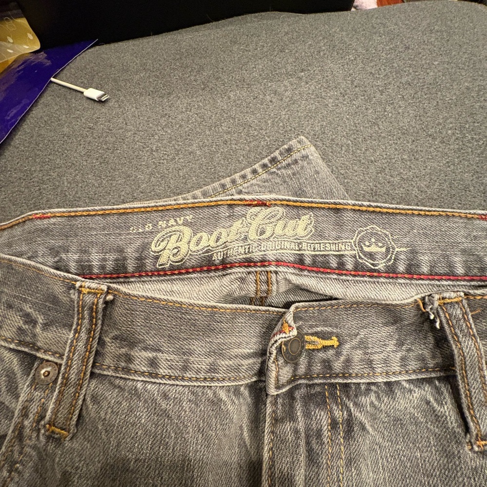 Old Navy Men's Bootcut Jeans - Classic Gray 38x30